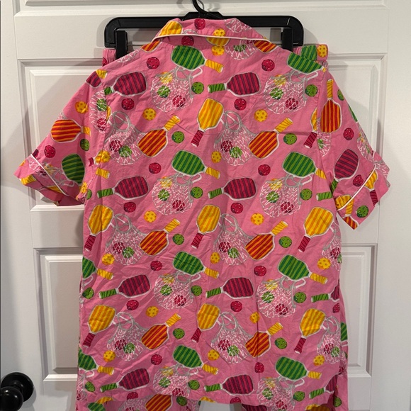 Printfresh- Pretty in Pickleball Pajama Set medium - Picture 3 of 6